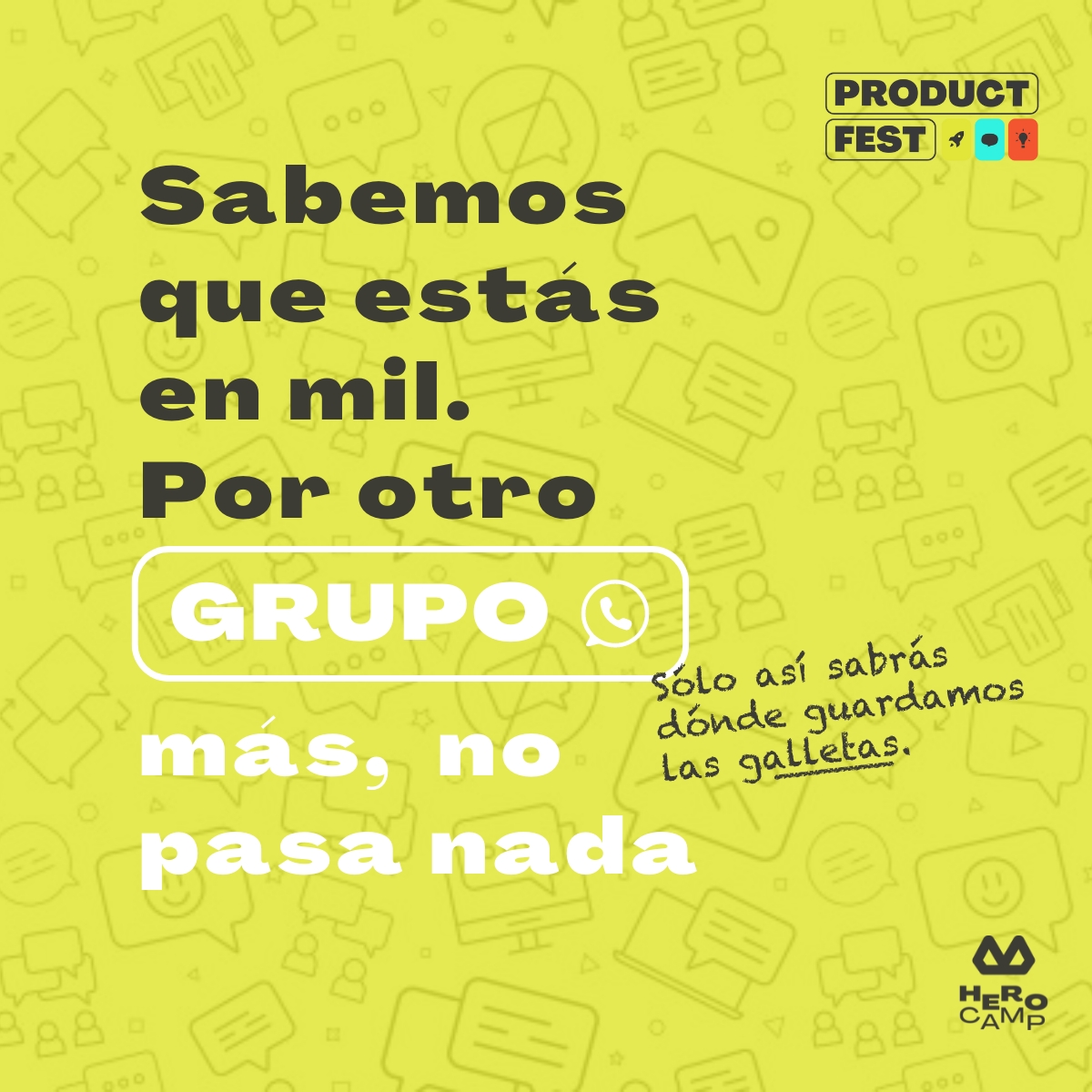 📲Inauguramos canal de <a href="/WhatsApp/">WhatsApp</a>  para el #ProductFest24

 ¡Noticias en exclusiva antes de que las publiquemos, todo lo que pase ese día en tiempo real y sorpresas aseguradas! 🎉Y si te preocupa tu privacidad, ¡tranqui! es anónimo ¿A qué estás esperando? lnkd.in/dT3bzRcg