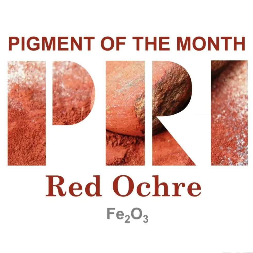 Pigment of the Month this September is Red Ochre!

Do you use red ochre pigments in your art or cultural practice? Do you have any anecdotes or would like to share some interesting facts about red ochre? Let us know and we'll share with the PRI community! 
#ochre #redochre
