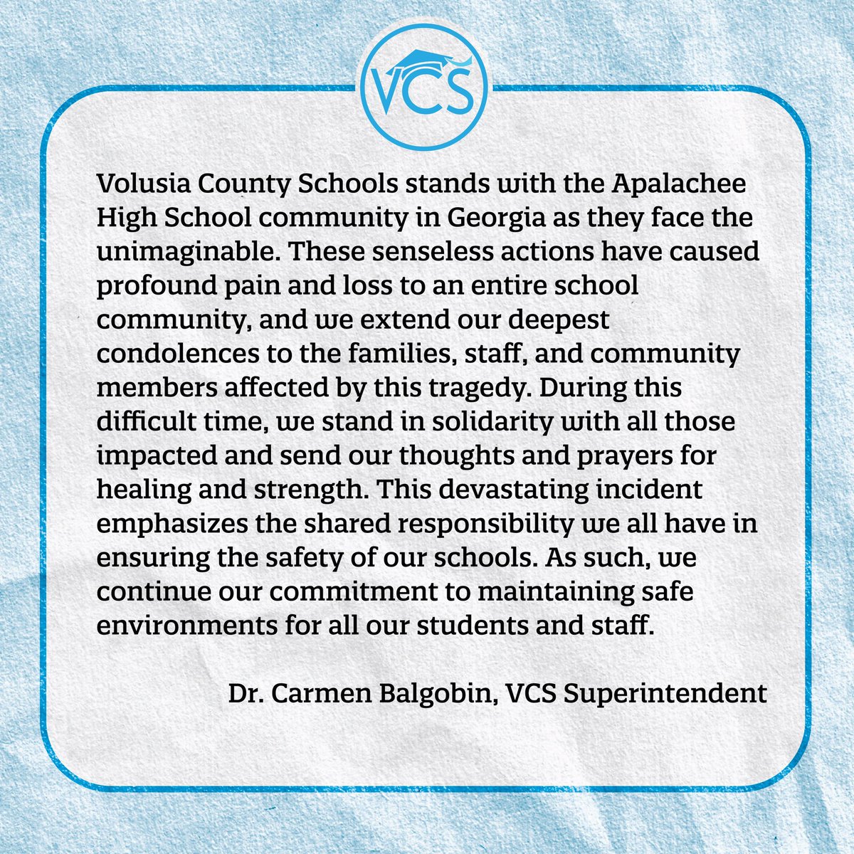 Volusia County Schools (@volusiaschools) on Twitter photo 