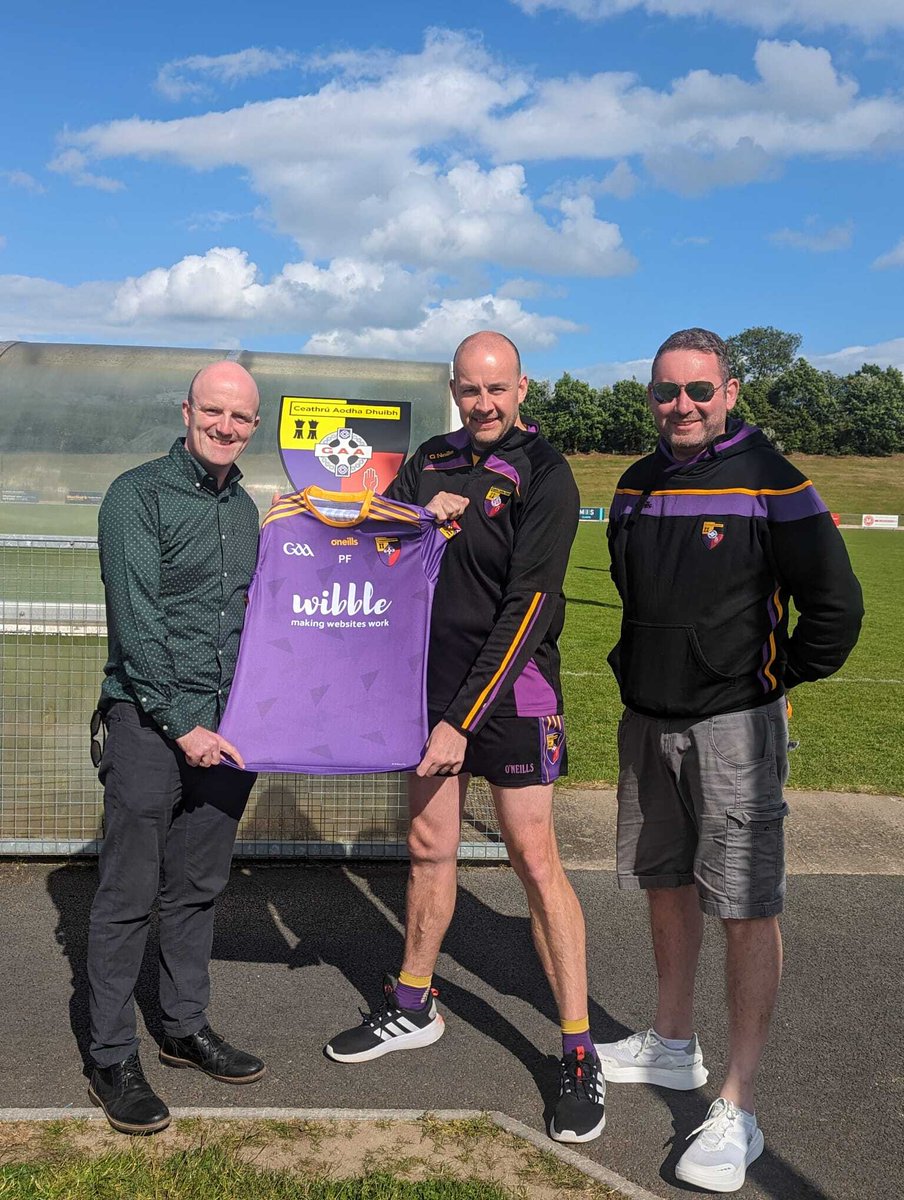 We're proud to announce that Wibble is now sponsoring Carryduff GAC! 🎉 We've sponsored the jerseys for the Dads &amp; Lads Gaelic Football and Hurling teams, supporting local sports and community spirit.

Good luck, Carryduff! 🖤💛