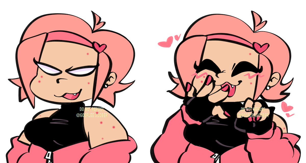 goofleegoober's tweet image. She’s so silly….  🫶
their meant to look like the dialogue sprites but idk if it turned out ok lol
#softmod #nene