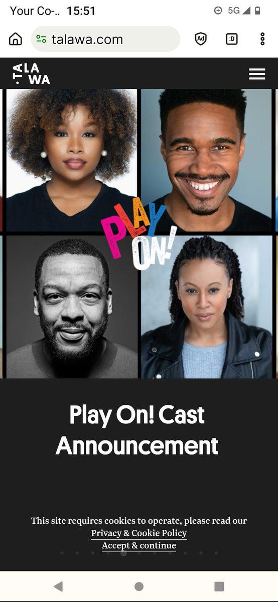 sue_mayo's tweet photo. Thanks @TalawaTheatreCo  @MichaelBuffong  for inviting us to a joyful rehearsal of Play on!  @LyricHammersmith It's gonna be fab!!! https://t.co/O7QDa7pPgq