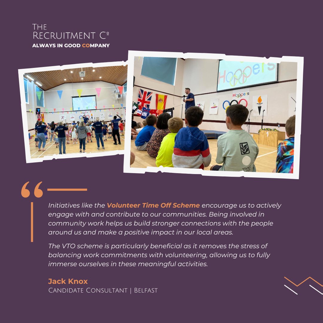 Through our Volunteer Time Off Scheme, our colleagues can take a paid day off each year to support a cause they care about. Jack, recently volunteered with SUNI, helping children learn and grow in a safe, fun environment.

Learn more: bit.ly/4ef2vrT