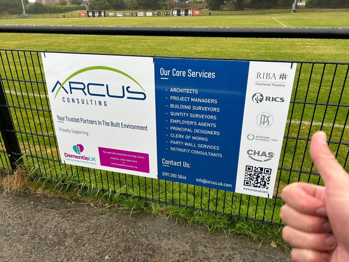 Arcus are pleased to be sponsoring the <a href="/Heatonstan/">Heaton Stannington FC</a> Isuzu FA Trophy match on Saturday against <a href="/north_ferribyfc/">North Ferriby F.C</a>, where the new board is now in place.