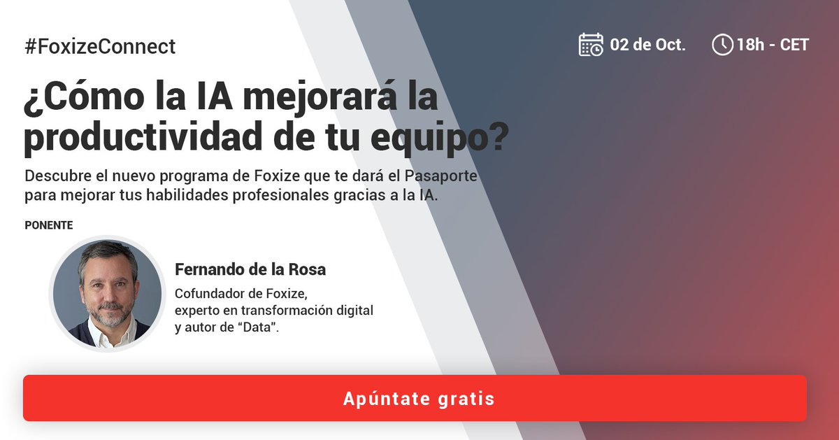 Aprender a usar la IA aprovechando al máximo su potencial es posible. Apúntate ya cursos.foxize.com/cursos/foxize-…