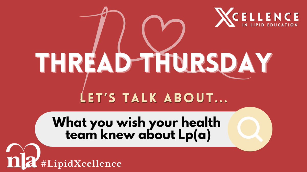 National Lipid Association (@nationallipid) on Twitter photo #ThreadThursday Deep Dive into Lp(a)
Join us today w/ our experts <a href="/MarlysLPA/">Marlys Koschinsky</a> <a href="/DrSafarova/">Maya S Safarova, MD, PhD</a> <a href="/CBallantyneMD/">Christie Ballantyne</a> & more! They’ll share insights & discuss their publication on Lp(a)
Ask your questions & read the publication lipidjournal.com/article/S1933-…
#LipidXcellence #CholesterolMonth #ThreadThursday Deep Dive into Lp(a)
Join us today w/ our experts <a href="/MarlysLPA/">Marlys Koschinsky</a> <a href="/DrSafarova/">Maya S Safarova, MD, PhD</a> <a href="/CBallantyneMD/">Christie Ballantyne</a> & more! They’ll share insights & discuss their publication on Lp(a)
Ask your questions & read the publication lipidjournal.com/article/S1933-…
#LipidXcellence #CholesterolMonth