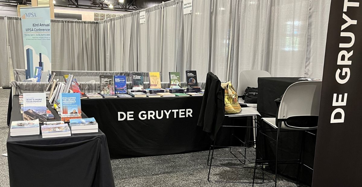 degruyter_soc's tweet image. 🍷 Hungry for knowledge AND food? Don't miss the De Gruyter reception at Booth 521! Join us from 4:30-6 PM for food, drinks, and networking. Let's talk about our latest titles and your research! 🍴📚 #APSA2024 #degruyter