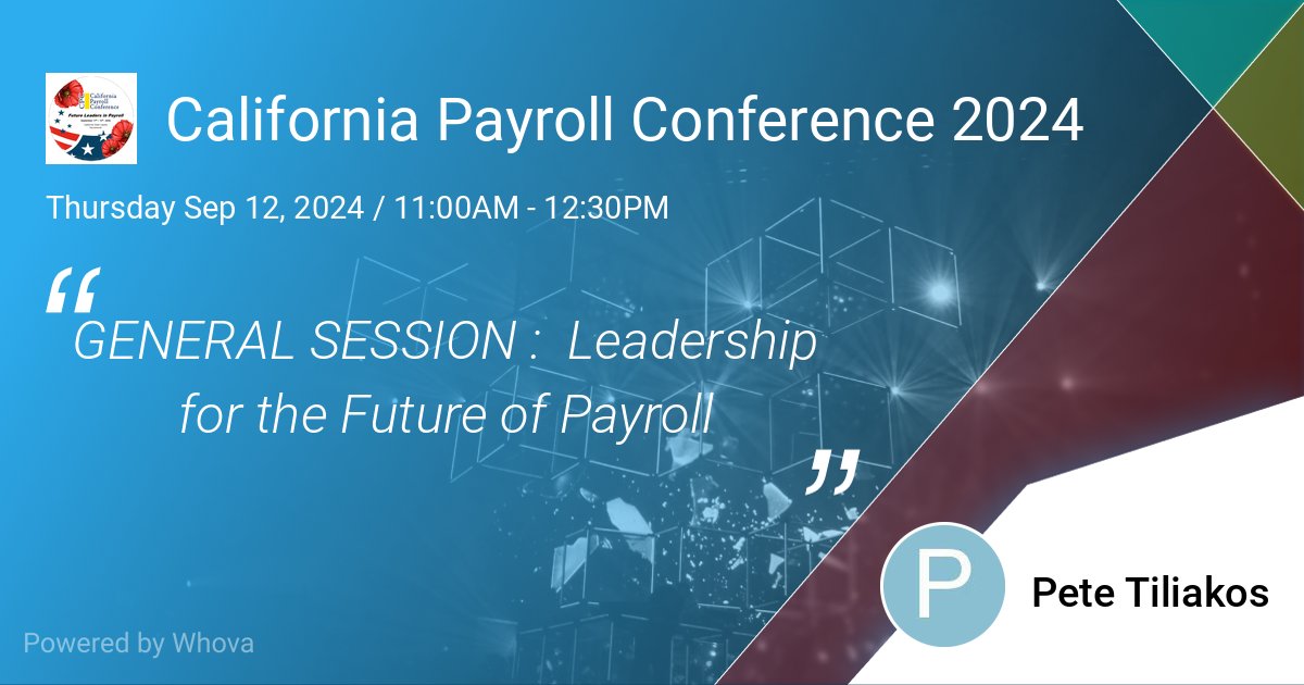 PeteTiliakos's tweet photo. I'm excited to be heading back to #CAPayCon next week in #Sacramento...
https://t.co/DTuAXxCsyc https://t.co/2wqAMbp2iU