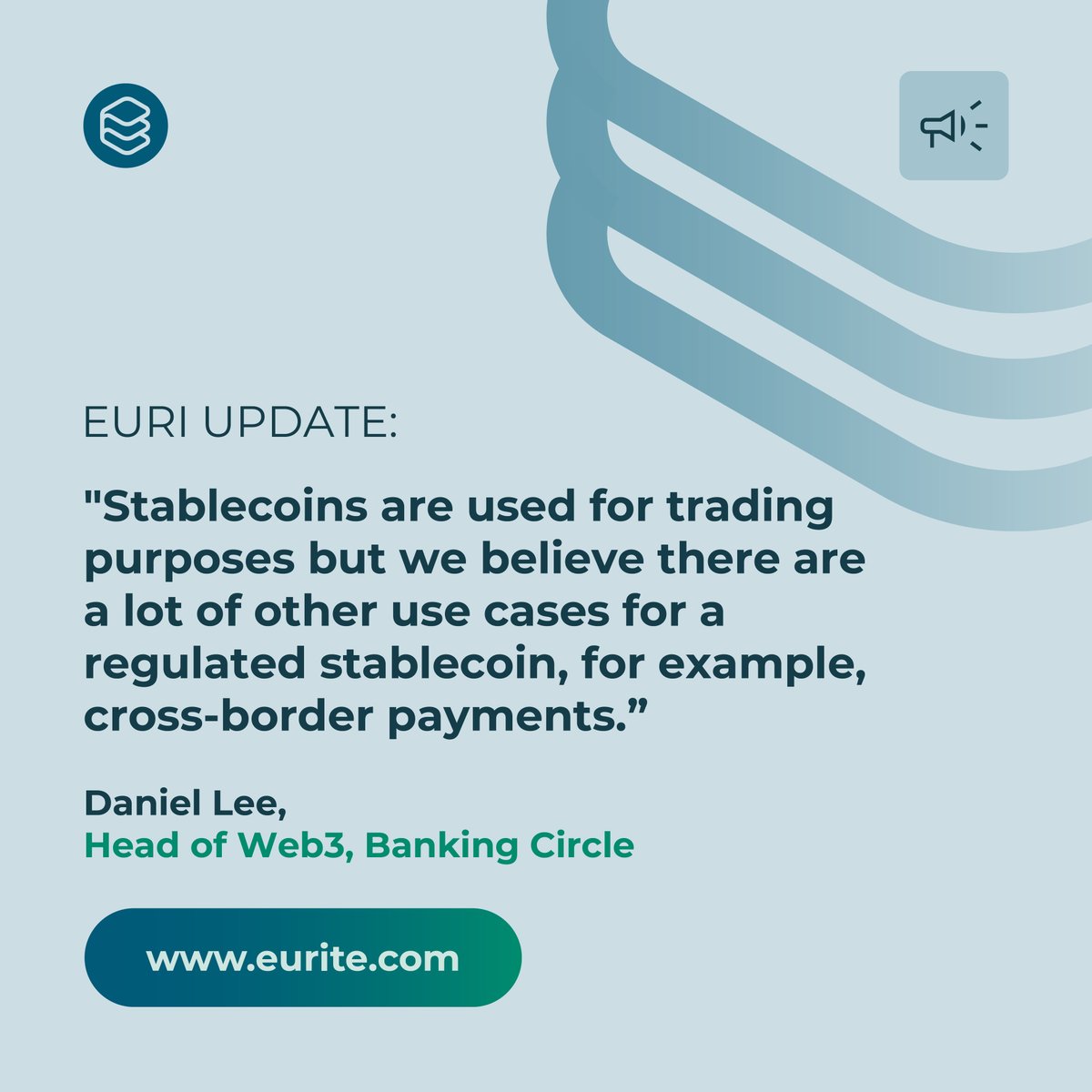 Eurite (@eurite_bc) on Twitter photo We're excited to be at the centre of #stablecoin discussion, following the launch of #EURI—the first bank-backed, #MiCA compliant stablecoin. Read Daniel Lee head of Web3 at <a href="/BankingCircle/">Banking Circle</a> interview in <a href="/FT/">Financial Times</a> here: bit.ly/3XwGy1S We're excited to be at the centre of #stablecoin discussion, following the launch of #EURI—the first bank-backed, #MiCA compliant stablecoin. Read Daniel Lee head of Web3 at <a href="/BankingCircle/">Banking Circle</a> interview in <a href="/FT/">Financial Times</a> here: bit.ly/3XwGy1S