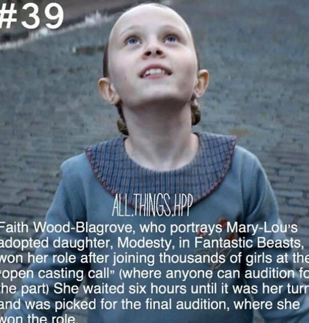 HAPPY BIRTHDAY to #FaithWoodBlagrove!!
Our Modesty is all grown up!. Faith, cast as #ModestyBarebone in #FantasticBeasts is 20 today!
Wishing Faith a FANTASTIC day!!!