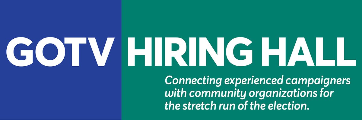 Let's elect some democrats! Movement Voter Project is working to expand capacity for orgs in their efforts to produce progressive electoral outcomes. If you have elections experience &amp; wanna be paid for work in 2024 swing states please fill out this form alturl.com/x9ek9