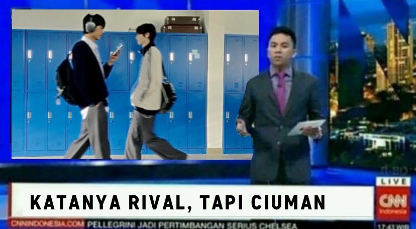 katanya rival, tapi ciuman.

a doshin au 
written by dohonz.