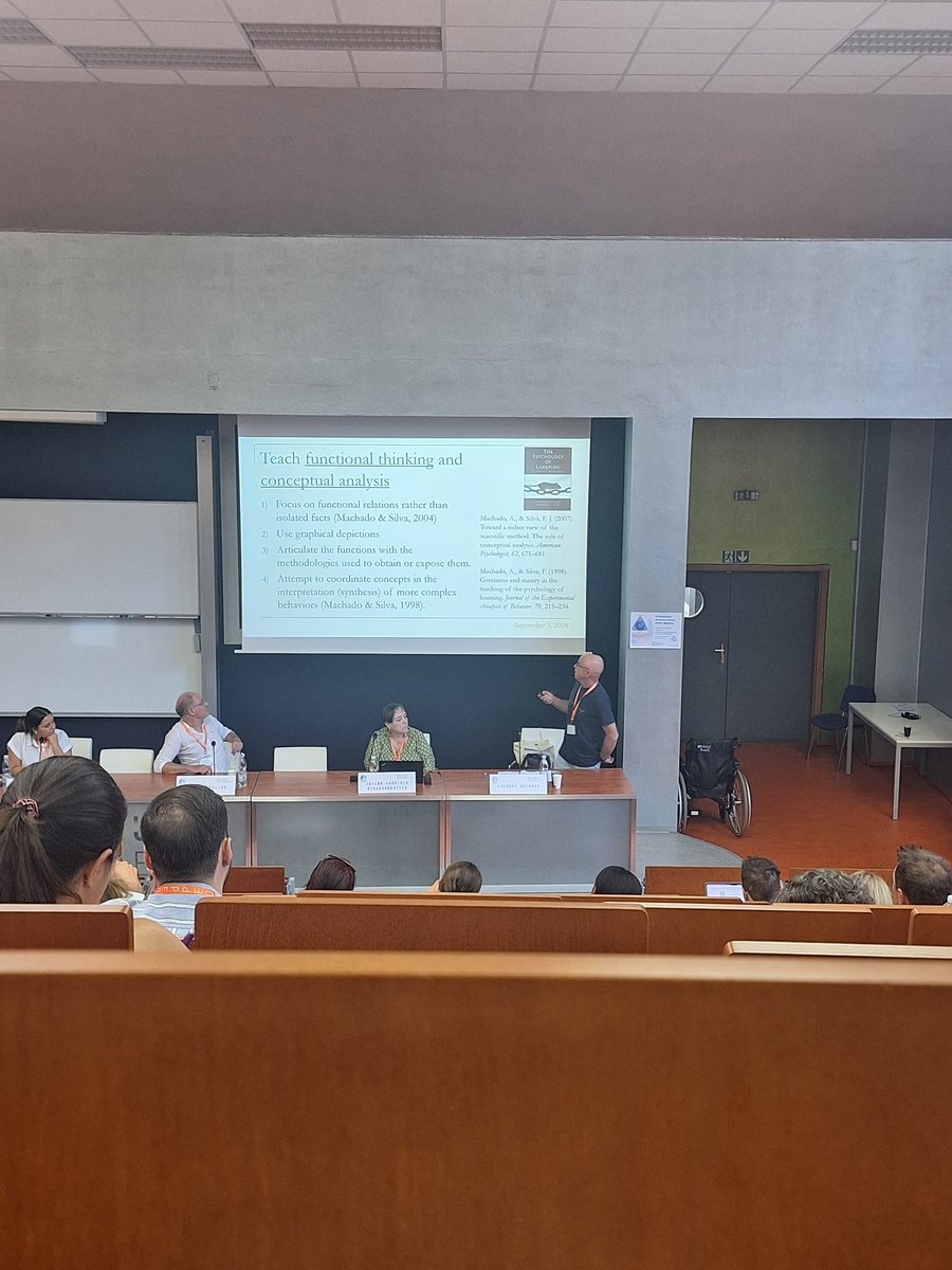 Aoife Mc Tiernan (@aoife_mctiernan) on Twitter photo On teaching the experimental analysis of behaviour with Ricardo Pellon, Zulima Gabriela Sigurdardottir, Armando Machado <a href="/AbaEuropean/">EuropeanABA</a>, EABA 2024. On teaching the experimental analysis of behaviour with Ricardo Pellon, Zulima Gabriela Sigurdardottir, Armando Machado <a href="/AbaEuropean/">EuropeanABA</a>, EABA 2024.