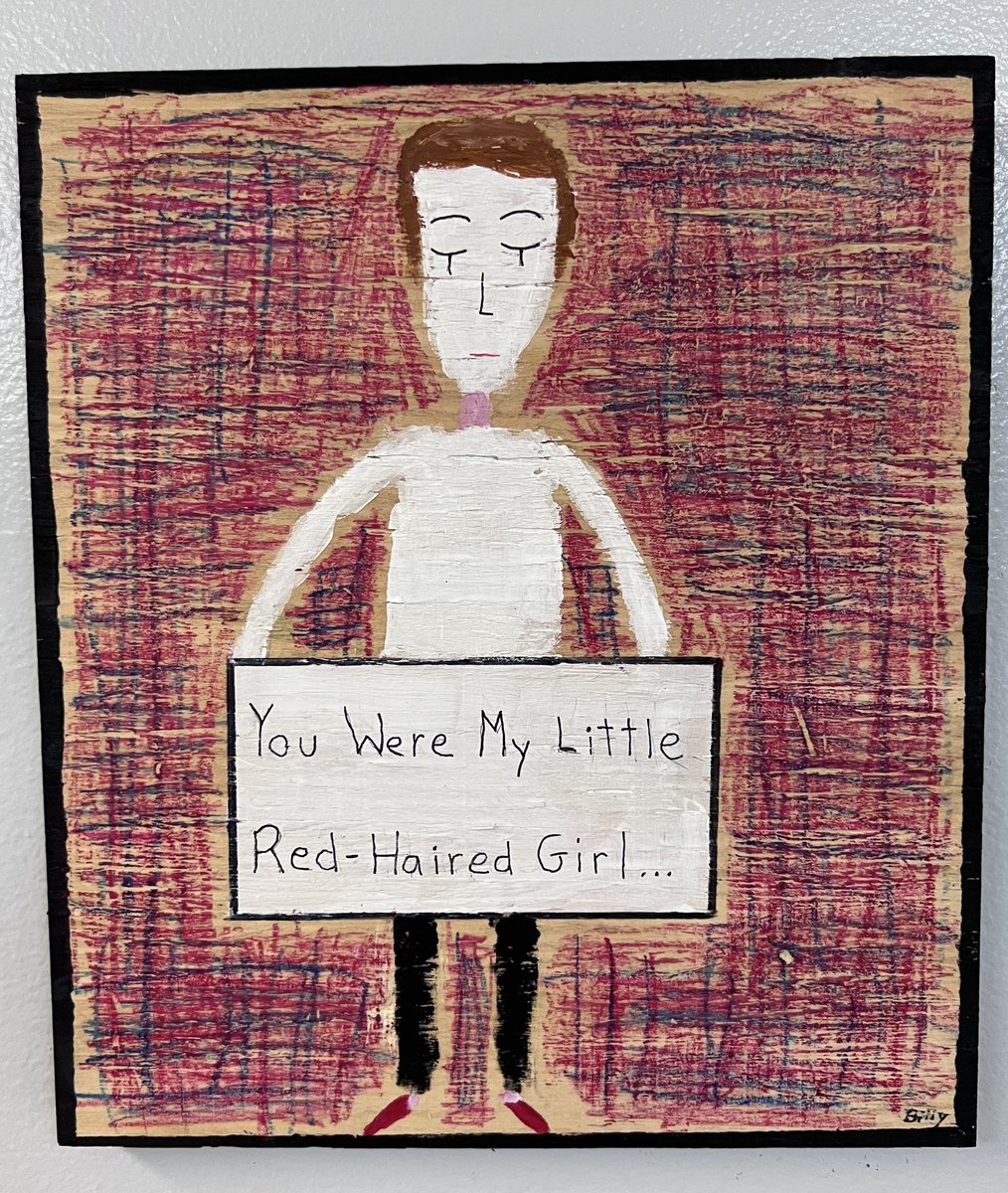 Bidding ends today 3:54 pm PT tinyurl.com/nhbx62px#emerg… #emergingart #emergingartists #emergingartistshowcase
#outsiderart #outsiderartist #outsiderartists #outsiderartfair #folkartoutsiderart
#losangelespainters#billysmovingartgallery 
#littleredhairedgirl #peanuts #charlesschulz