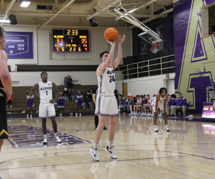 After a great conversation and visit with <a href="/Nate_Frisbie/">Nate Frisbie</a> I am thankful to receive an offer from Albion College.
<a href="/AlbionMBB/">Albion College Men's Basketball</a> <a href="/ClarkstonBball/">Clarkston Basketball</a> <a href="/coachal0605/">North Oakland Wolfpack</a>