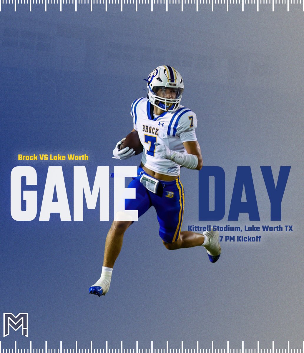 McSwain Media (@mcswain_media) on Twitter photo GAME DAY
Brock VS Lake Worth
๐ September 6, 2024
๐๏ธ @ Kittrell Stadium, Lake Worth TX
๐บ Brock Sports Networkโฆโฆ rb.gy/vle19v
๐ป lonestarsportsradio.com
๐ก 6:30 Pregame Show, 7:00 pm Kickoff
#RingtheBell๐ท๐ <a href="/CoachN_4Christ/">Billy Mathis</a> <a href="/brock_football/">Brock Football</a> <a href="/BrockAthletics/">Chad Massey</a> GAME DAY
Brock VS Lake Worth
๐ September 6, 2024
๐๏ธ @ Kittrell Stadium, Lake Worth TX
๐บ Brock Sports Networkโฆโฆ rb.gy/vle19v
๐ป lonestarsportsradio.com
๐ก 6:30 Pregame Show, 7:00 pm Kickoff
#RingtheBell๐ท๐ <a href="/CoachN_4Christ/">Billy Mathis</a> <a href="/brock_football/">Brock Football</a> <a href="/BrockAthletics/">Chad Massey</a>
