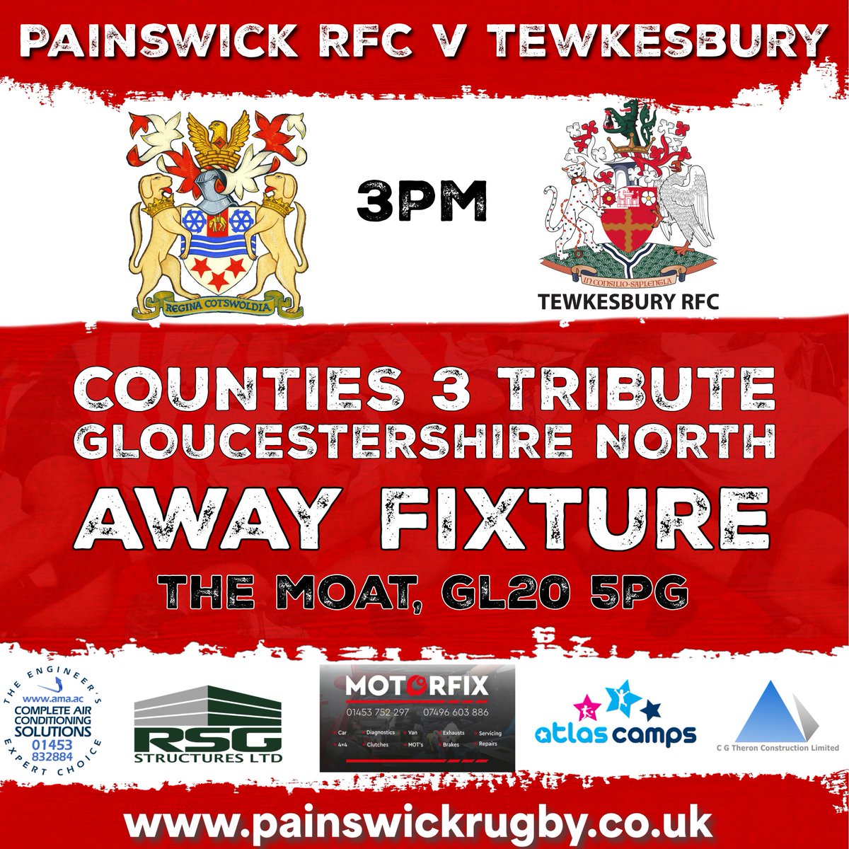 Painswick RFC (@painswickrfc) on Twitter photo BACK TO IT!! This Saturday the 1st XV travel to Tewkesbury RFC on the opening weekend of the 2024-25 season ๐ช๐ผ Come and get behind the lads ๐๐ผ
#MonTheWick
<a href="/GRFUrugby/">#GRFU</a> <a href="/swsportsnews/">South West Sports News</a> <a href="/local_rugby/">Local Gloucester Club Rugby</a> BACK TO IT!! This Saturday the 1st XV travel to Tewkesbury RFC on the opening weekend of the 2024-25 season ๐ช๐ผ Come and get behind the lads ๐๐ผ
#MonTheWick
<a href="/GRFUrugby/">#GRFU</a> <a href="/swsportsnews/">South West Sports News</a> <a href="/local_rugby/">Local Gloucester Club Rugby</a>
