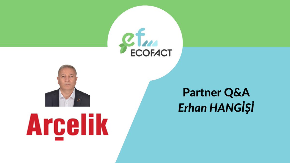 Ecofact_Project's tweet image. Get to know our partners with #ECOFACT - Partner Q&amp;amp;A

Our partner Erhan Hangişi from @Arcelik_TR discussed how the project is enhancing their production #energy performance: bit.ly/4dLgi9e

👉 Find more here: bit.ly/3yiTwXi