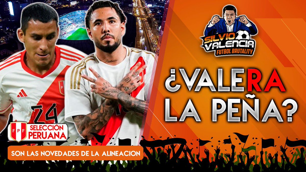 SilvioValencia2's tweet photo. 🚨 EN VIVO 🚨
“Habla Sensei” con Silvio Valencia
Facebook: Valencia Silvio Oficial
YouTube: https://t.co/aHiu3iCPRU
Dale me gusta, suscríbete, comparte, hazte miembro del canal y apóyanos con tu superchat o Yape
#subePipoSube
#silviovalencia
#PERUCOL
#Eliminatorias2026 https://t.co/dbPbmMgEbM