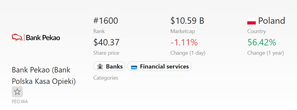 Correct me if I'm bullish wrong about this 
<a href="/BankPekaoSA/">Bank Pekao S.A.</a>  is the 2nd largest bank in #Poland with MC of 10.6B $USD and "History in the making" got me wonder, what <a href="/Aleph__Zero/">Aleph Zero</a> has been planning !! $Azero #Azero 

Taking over Poland first, then the world!