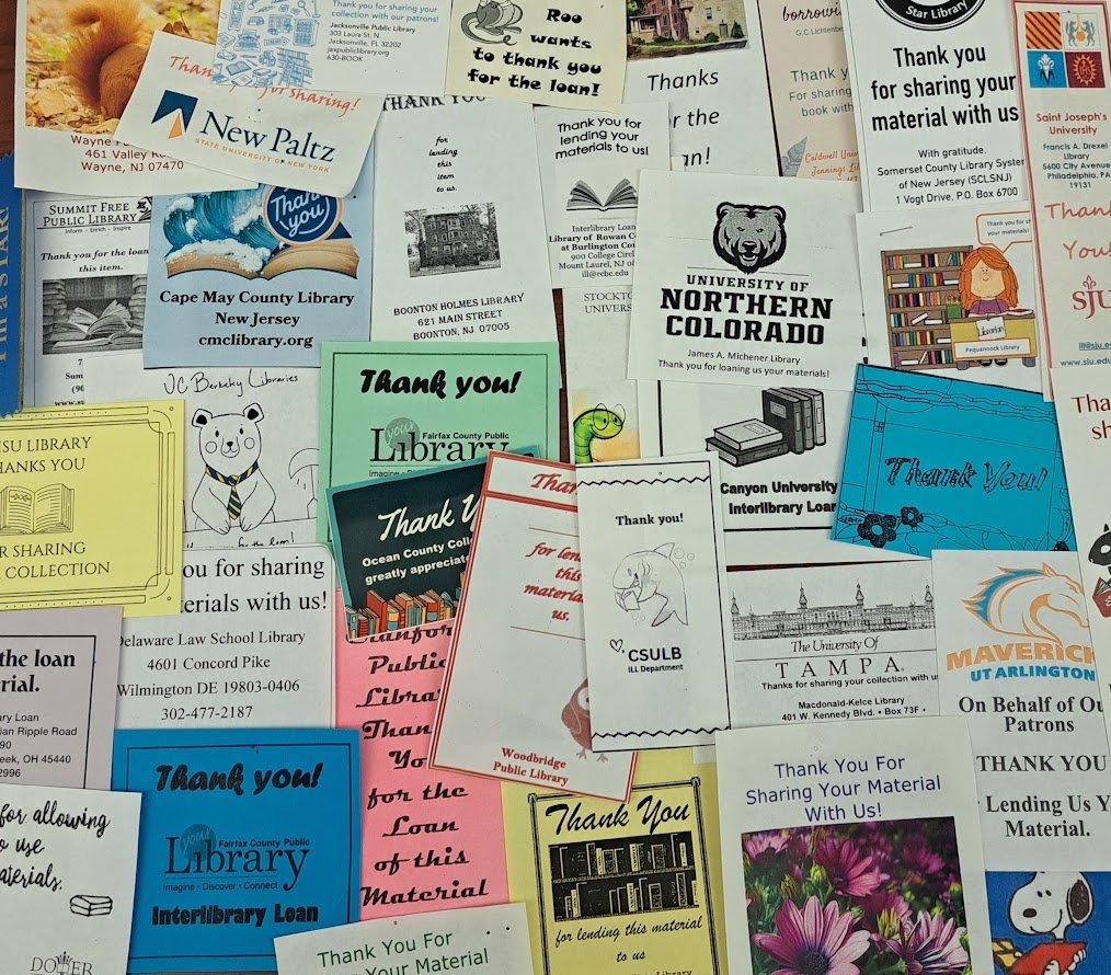TCNJLibrary's tweet photo. Gitenstein Library partners with 16,964 libraries in 122 countries to bring you books, articles, media, and more. It's one of the many ways we get what you need. Learn more about Interlibrary Loan (ILL) & other requesting services: https://t.co/6IN57mZo9t #tcnjlibrary #TCNJ https://t.co/iwrfbtaYMy