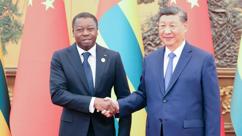 mous3892's tweet photo. À Beijing, le Président Faure Gnassingbé et Xi Jinping franchissent une nouvelle étape pour le Togo : partenariat stratégique global ! 🚀🌍 Santé, agriculture, infrastructures... L'avenir de notre coopération s'annonce prometteur ! #Togo #Diplomatie #FOCAC https://t.co/NqPyRYLd7w