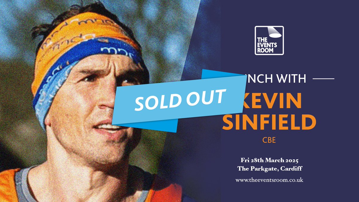The Events Room (@theeventsroom) on Twitter photo We are delighted to announce that our Christmas Cracker and our recently launched event with Kevin Sinfield CBE are now SOLD OUT.
With almost 550 attendees, we can't thank you all enough for your wonderful support and we very much look forward to welcoming you all.
- We are delighted to announce that our Christmas Cracker and our recently launched event with Kevin Sinfield CBE are now SOLD OUT.
With almost 550 attendees, we can't thank you all enough for your wonderful support and we very much look forward to welcoming you all.
-
