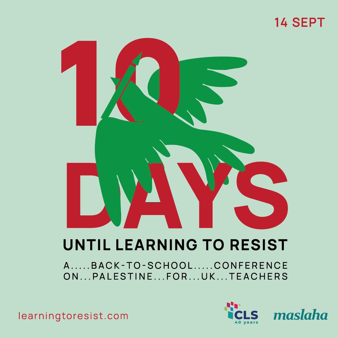 The countdown begins! 🎉 Only 10 days until #LearningToResist2024! Get ready for an inspiring day of discussions, workshops, and more. Have you registered yet? learningtoresist.com

<a href="/Maslaha/">Maslaha</a> <a href="/makanrights/">Makan</a> <a href="/LebaneseStudies/">Centre for Lebanese Studies</a> <a href="/CamEdFac/">Faculty of Education, University of Cambridge</a> <a href="/Penny_Ten/">Dr Penny Rabiger (She/Her)</a>