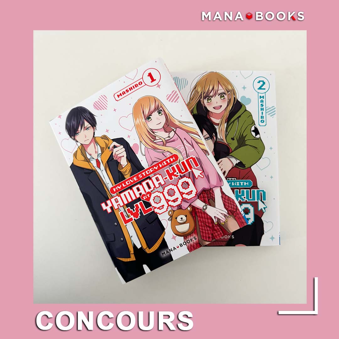 [ #CONCOURS ]
À l'occasion de la sortie des tomes 1 &amp; 2 de "My Love Story with Yamada-kun at LVL 999" le 19 septembre, on vous propose de remporter les deux exemplaires !

Pour participer :
✅ RT + Follow <a href="/Mana_Books_/">Mana Books</a> 
Taguer votre partenaire de jeu !

TAS le 18.09 
🍀 3 gagnants