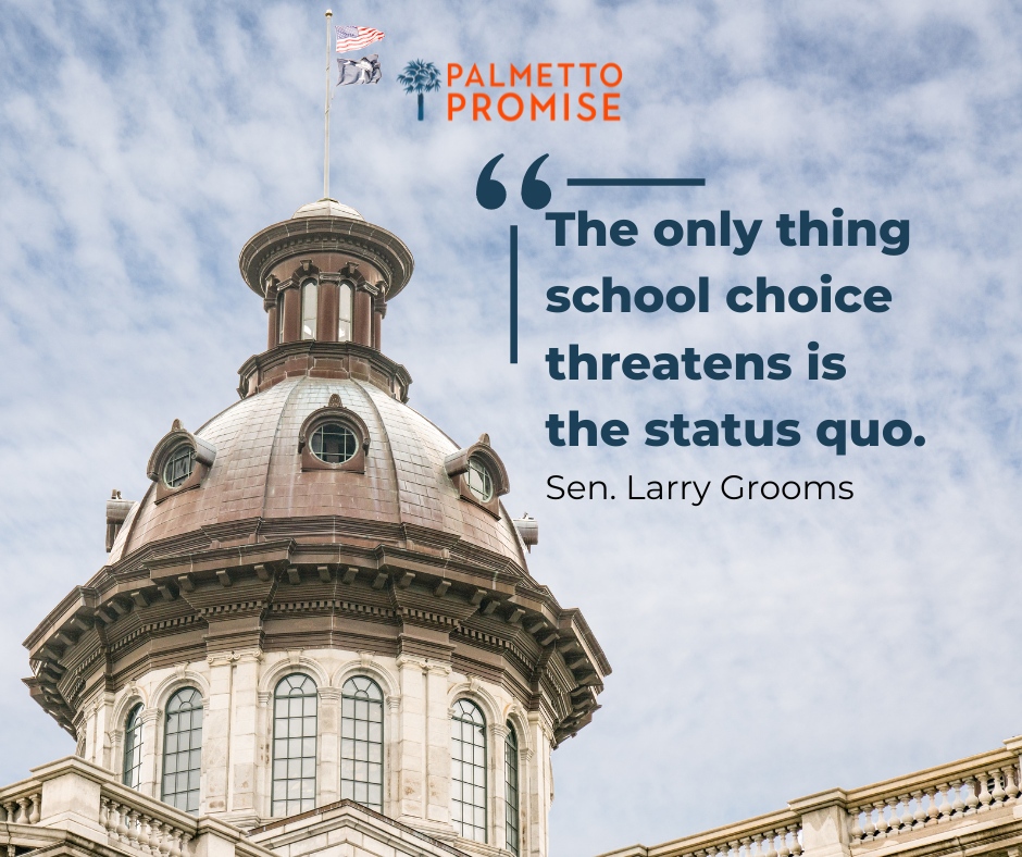 Palmetto Promise (@palmettopromise) on Twitter photo Yes, we're talking about school choice again ... but when Senator <a href="/larrygrooms/">Larry Grooms</a> explains its value so eloquently in an op-ed, we can't help but share it! Read his perspective on school choice in The Post and Courier: postandcourier.com/opinion/commen… Yes, we're talking about school choice again ... but when Senator <a href="/larrygrooms/">Larry Grooms</a> explains its value so eloquently in an op-ed, we can't help but share it! Read his perspective on school choice in The Post and Courier: postandcourier.com/opinion/commen…