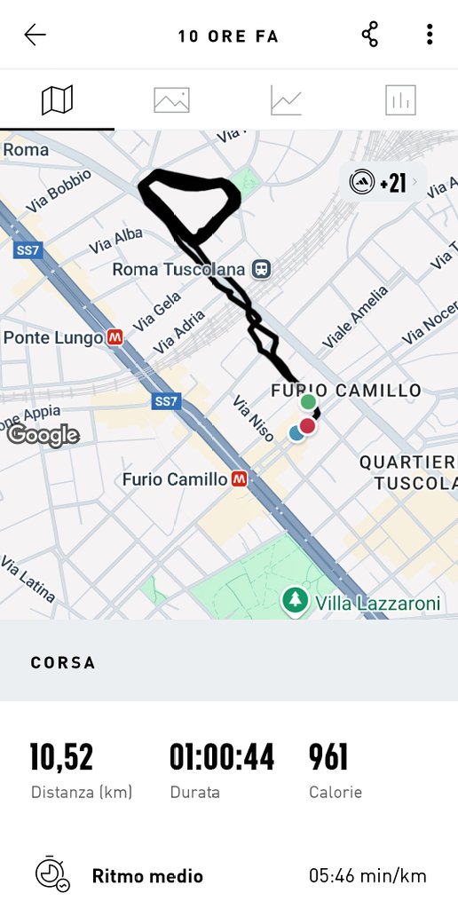 Two fantastic early runs!
Yesterday, through the hidden places of Rome, and today, repetitions in the "heart" circuit!
Have fun! 
Run and Fun 🏃‍♂️ 🤩