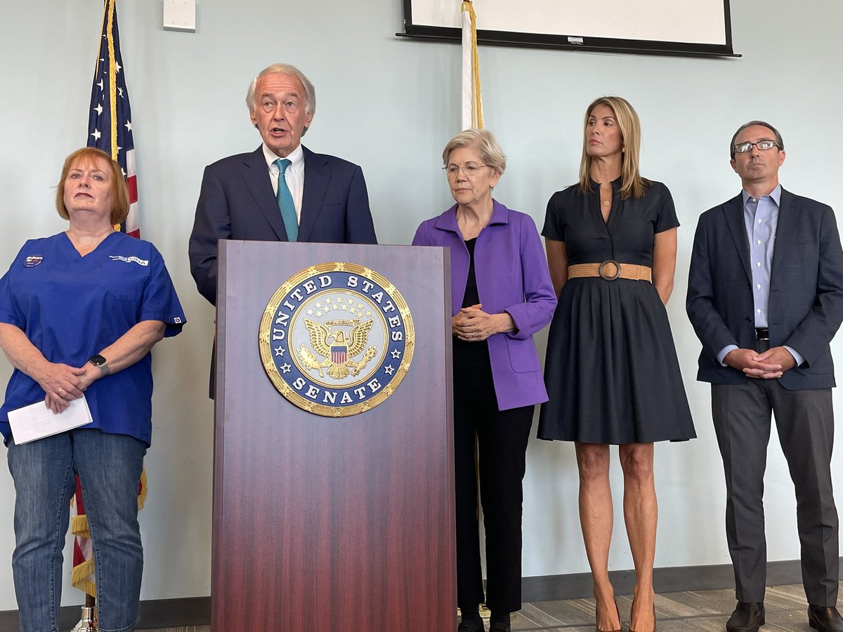 Madison Rogers (@madisonwbz) on Twitter photo MA Sens. Ed Markey and Liz Warren are calling for the Senate to hold Steward Health CEO Ralph De La Torre in contempt as he refuses a subpoena to testify next week.
“We will not stop until he answers for what he has done or is hauled behind bars.”
<a href="/wbznewsradio/">WBZ NewsRadio</a> MA Sens. Ed Markey and Liz Warren are calling for the Senate to hold Steward Health CEO Ralph De La Torre in contempt as he refuses a subpoena to testify next week.
“We will not stop until he answers for what he has done or is hauled behind bars.”
<a href="/wbznewsradio/">WBZ NewsRadio</a>