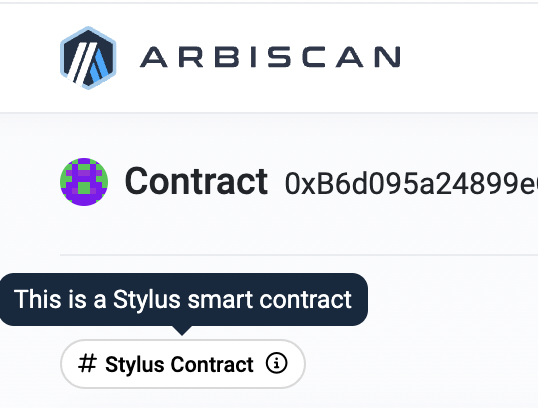 Rust on Arbitrum is here 

Devs can now verify their deployed Stylus smart contracts on Arbiscan 

arbiscan.io/address/0xb6d0…