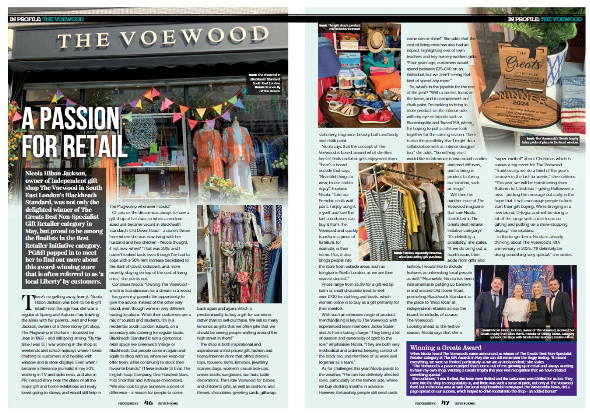GiftsandHome.net / Progressive Gifts (@prog_gifts) on Twitter photo In Profile: <a href="/TheVoewood/">The Voewood</a> 
full article:
bit.ly/47it2Cs
#giftshop #independentretailer #blackheath #London #Greats2024 winner #giftretaileraward In Profile: <a href="/TheVoewood/">The Voewood</a> 
full article:
bit.ly/47it2Cs
#giftshop #independentretailer #blackheath #London #Greats2024 winner #giftretaileraward