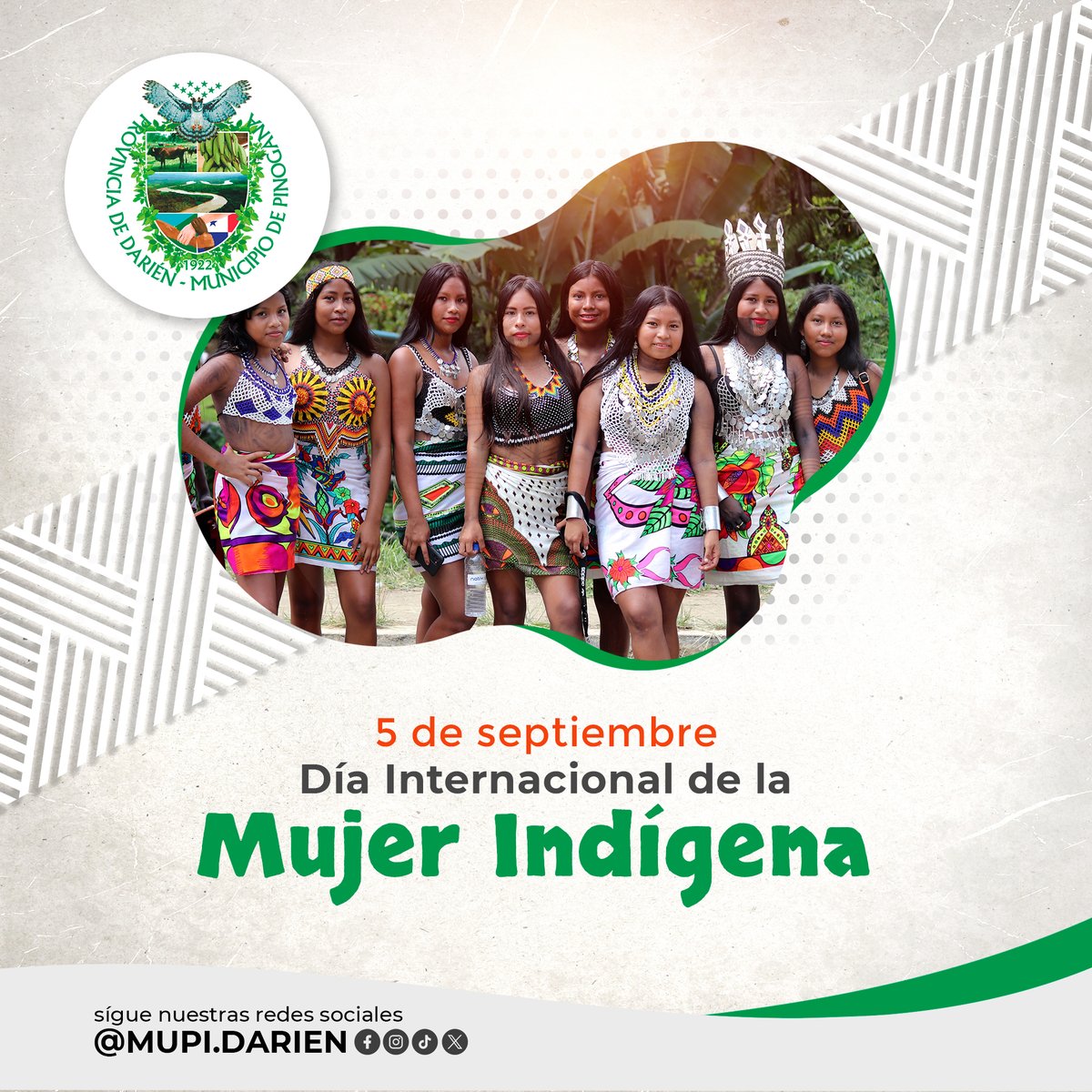 El Municipio de Pinogana felicita a todas esas Mujeres, valientes y muy trabajadoras de nuestros pueblos, y comunidades Indígenas, que luchan por sus derechos, por resaltar y preservar su cultura e identidad de sus comunidades.
#municipiodepinogana 
#mujerindígena