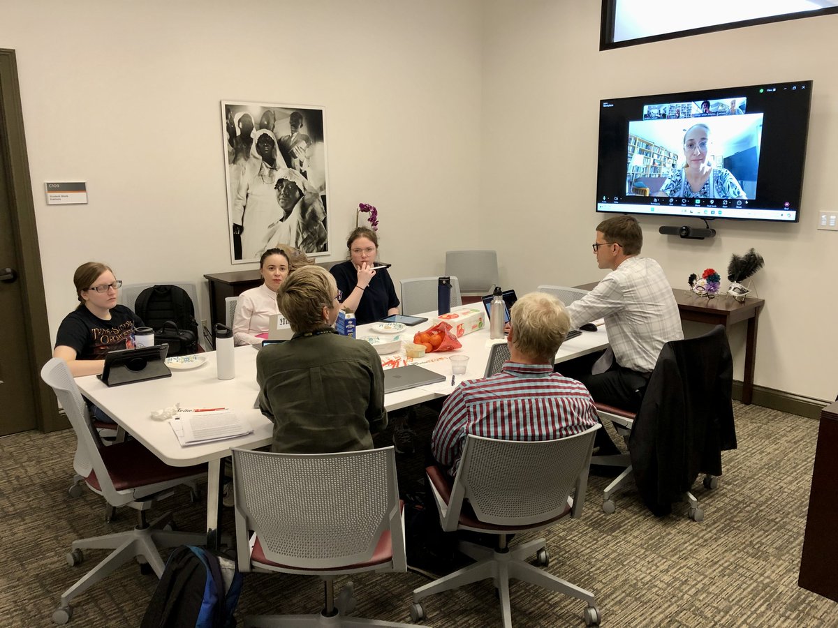 With the new semester in full swing, our Marco community is back with lots of exciting programming!

Yesterday, the Late Antique Research Seminar, hosted by <a href="/UTHumanitiesCtr/">Denbo Center for Humanities & the Arts</a>, held its first meeting of the year, discussing a new article by Professor Tina Shepardson!
