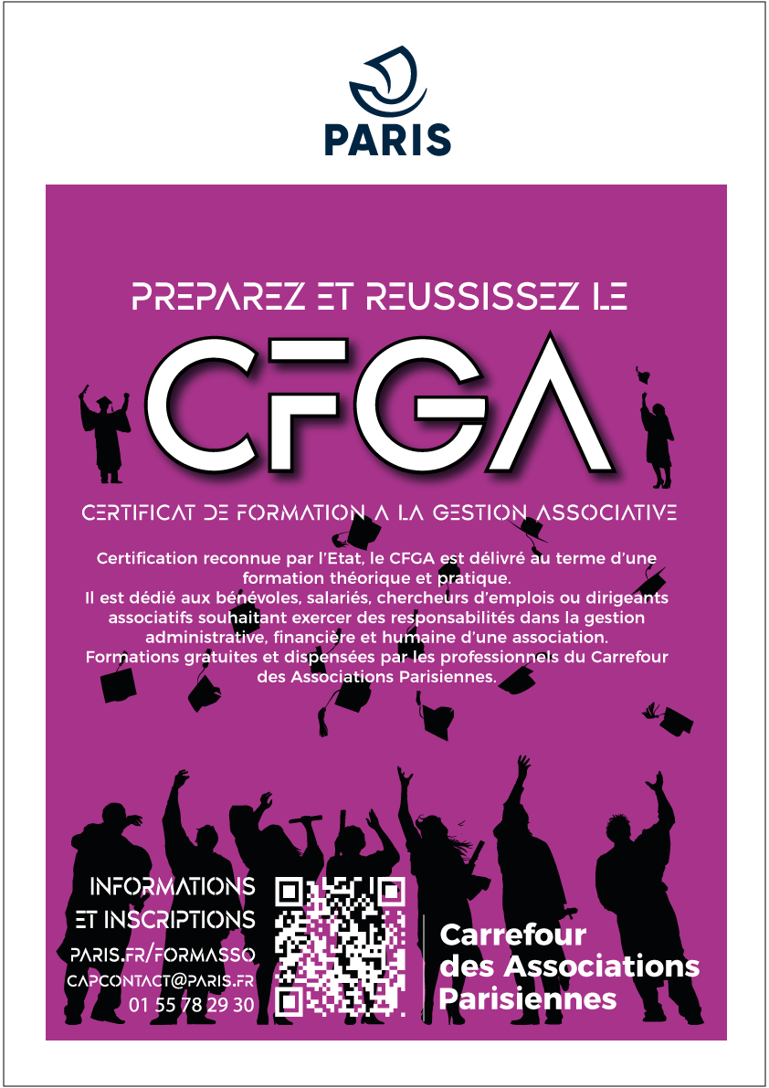 CarrefourAsso's tweet photo. Les inscriptions pour la préparation au Certificat de Formation à la Gestion Associative - #CFGA sont ouvertes. 
Inscription et formation gratuite au @CarrefourAsso https://t.co/4LjB50m2lI