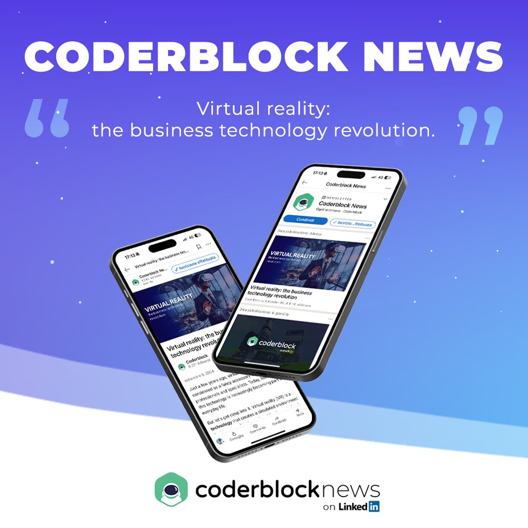 coderblock's tweet image. 𝗩𝗶𝗿𝘁𝘂𝗮𝗹 𝗥𝗲𝗮𝗹𝗶𝘁𝘆 (VR) is transforming #business, and companies that invest in these technologies today will be the 𝗹𝗲𝗮𝗱𝗲𝗿𝘀 of tomorrow.
#Coderblock continues to be at the forefront of 𝘁𝗲𝗰𝗵𝗻𝗼𝗹𝗼𝗴𝗶𝗰𝗮𝗹 advancement, driving innovation and integrating…