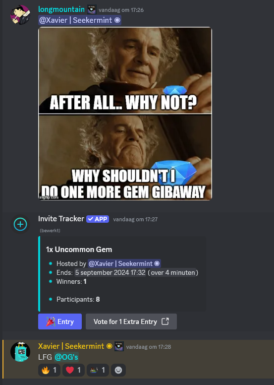Cryptopastinaak's tweet image. Multiple rounds of giveaway for free Gems in the @seekermint_app discord.

🟨 Never miss a mint 
🟦 Farm Runes
🟪 Airdrops
⬛️ Raffles
🟥 Family

OG pass + gems = free ordinals

#Bitcoin 
#dog
#zbit