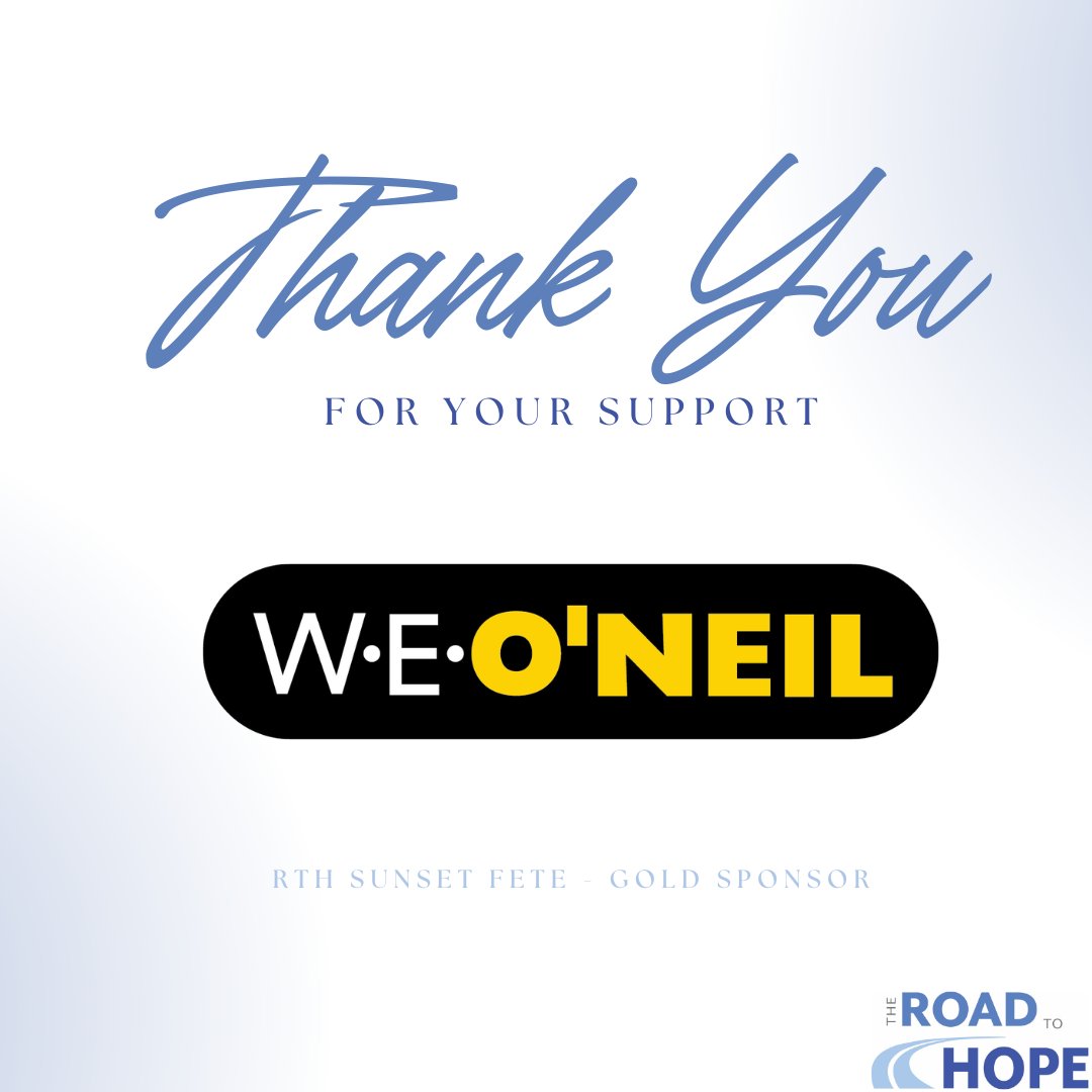 TheRoadToHope's tweet photo. A huge thank you to W.E. O'Neil Construction, our Gold Sponsor, for their continued support of The Road to Hope! As a 100% employee-owned, nationally ranked contractor with locations across AZ, CA, CO, IL, TN, and TX, their commitment is truly exceptional. https://t.co/4Q7vhlb2aA