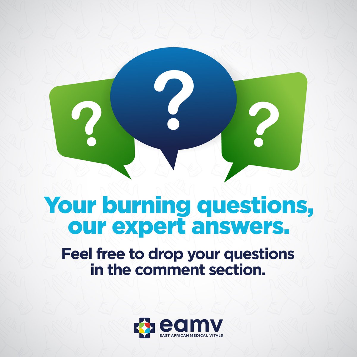 EAMedicalVitals's tweet image. Do you have any questions about gloves? We have got you covered. Join our FAQ session for all the details on sizing, usage, and beyond. 

Ask away in the comment section.
#QandAsession 
#LeaveAComment