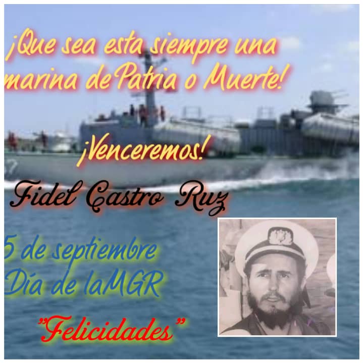 AcinoxComercial's tweet photo. #AcinoxComercial, 5 de Septiembre Día de la MGR,Felicidades a todos los reincorporados en nuestro sistema de Industrias, "Eternos Marinos y Combatientes de profesión, @ArismelCespedes , @MarilisLHernnd1 ,@GAcinox ,#FidelPorSiempe ,#Tenemo https://t.co/ZFT0PE9Jgi