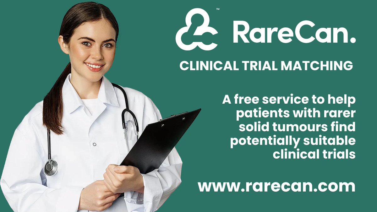Finding the right clinical trial can be really difficult, particularly for patients with rarer types of cancer. We're here to help patients with rarer solid tumours find trials. visit bit.ly/3yJKt1P #cancer #clinicaltrials
