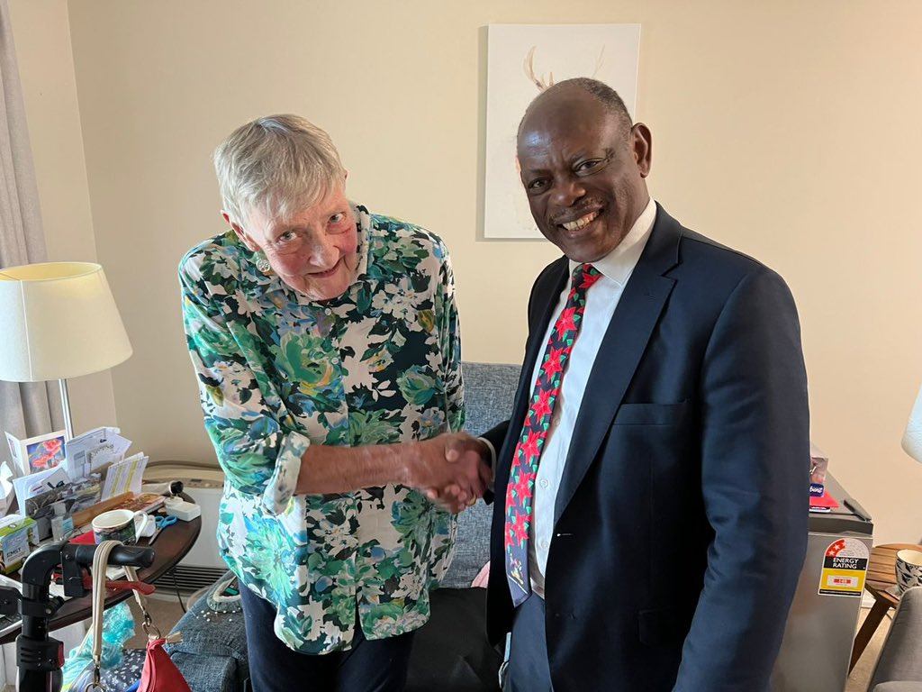 This afternoon in Perth Australia, I met Jacqueline, daughter of Sir Walter Fleming Coutts, the last British Colonial Governor of Uganda. Jacqueline, who has very fond memories of Uganda narrated her illustrious life in Uganda and the exciting events of Independence Day on 9th
