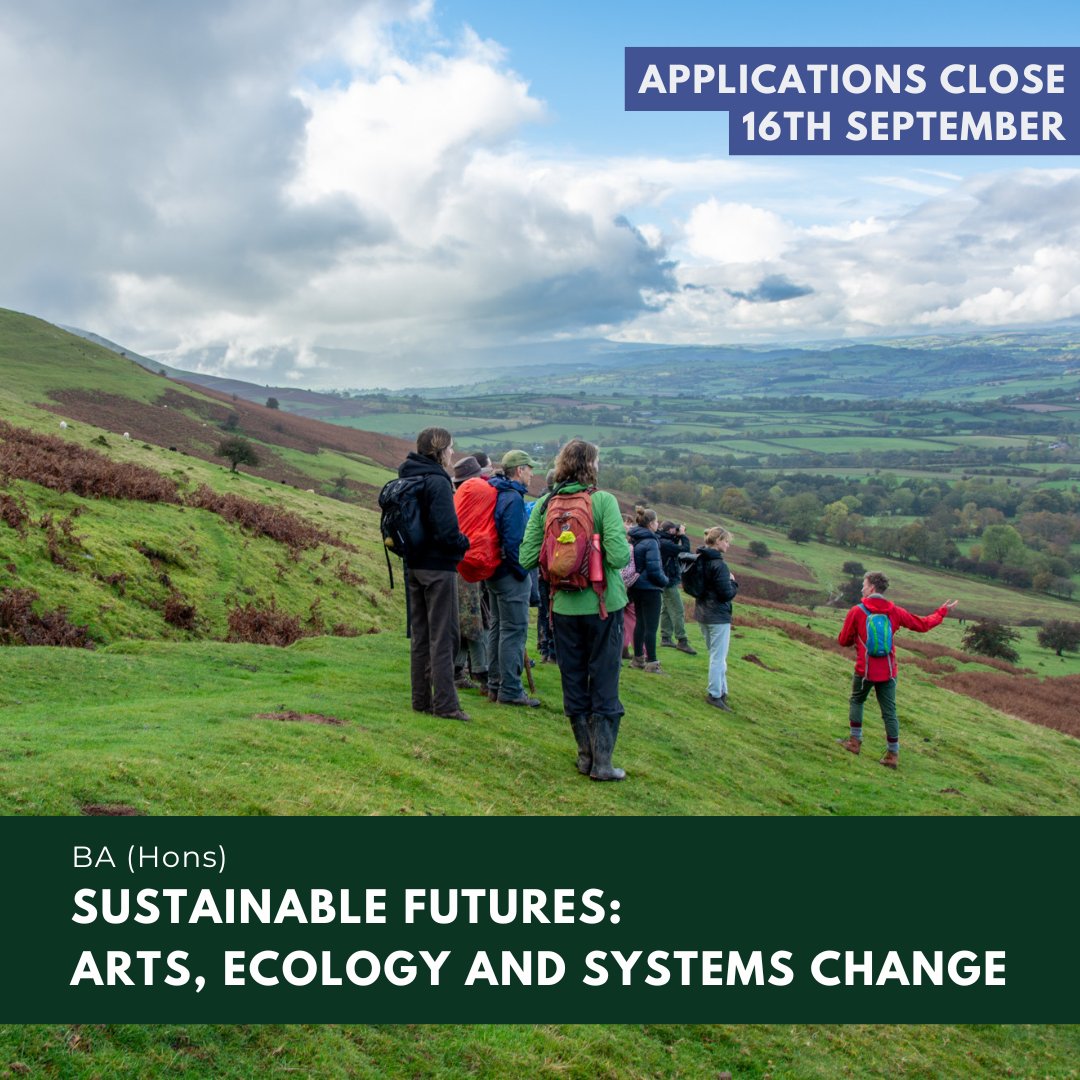 At Black Mountains College, learning is a shared adventure in a nature-based setting. Tackle climate and ecological challenges by integrating creative practice, ecology and systems thinking. 

Study with us and help shape the future  🌍 
 ow.ly/Gp6250Tgth3
