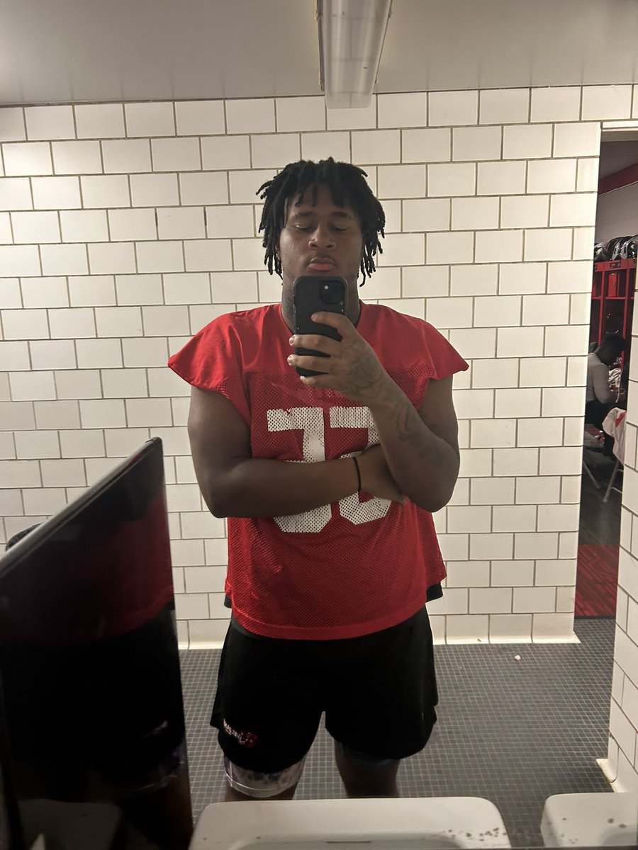 courtneydunn44's tweet image. Finished my first college football camp with my guys❗️ I’m feeling good entering our first game this week❗️we backkk😤 #qbk #vulcans #wintheday