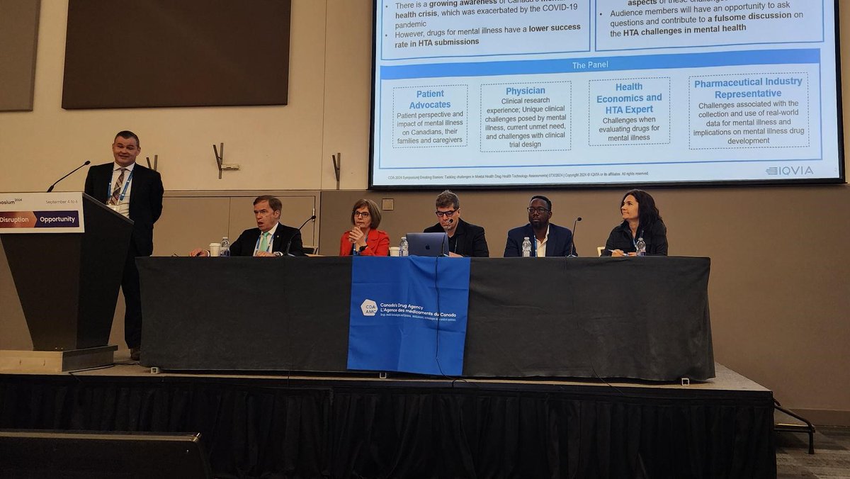 MoodDisordersCa's tweet image. 📣 Big audience for MDSC’s poster presentation 📄 From Disruption to Empowerment: Transforming Mental Illness Medication 💊 Reviews for Positive Impact at @CDA_AMC Symposium2024 📅.
cadth.ca/symposium-2024

#SystemBroken #AccessForAll #TimeForChange #CDA_AMC #CDASymposium2024