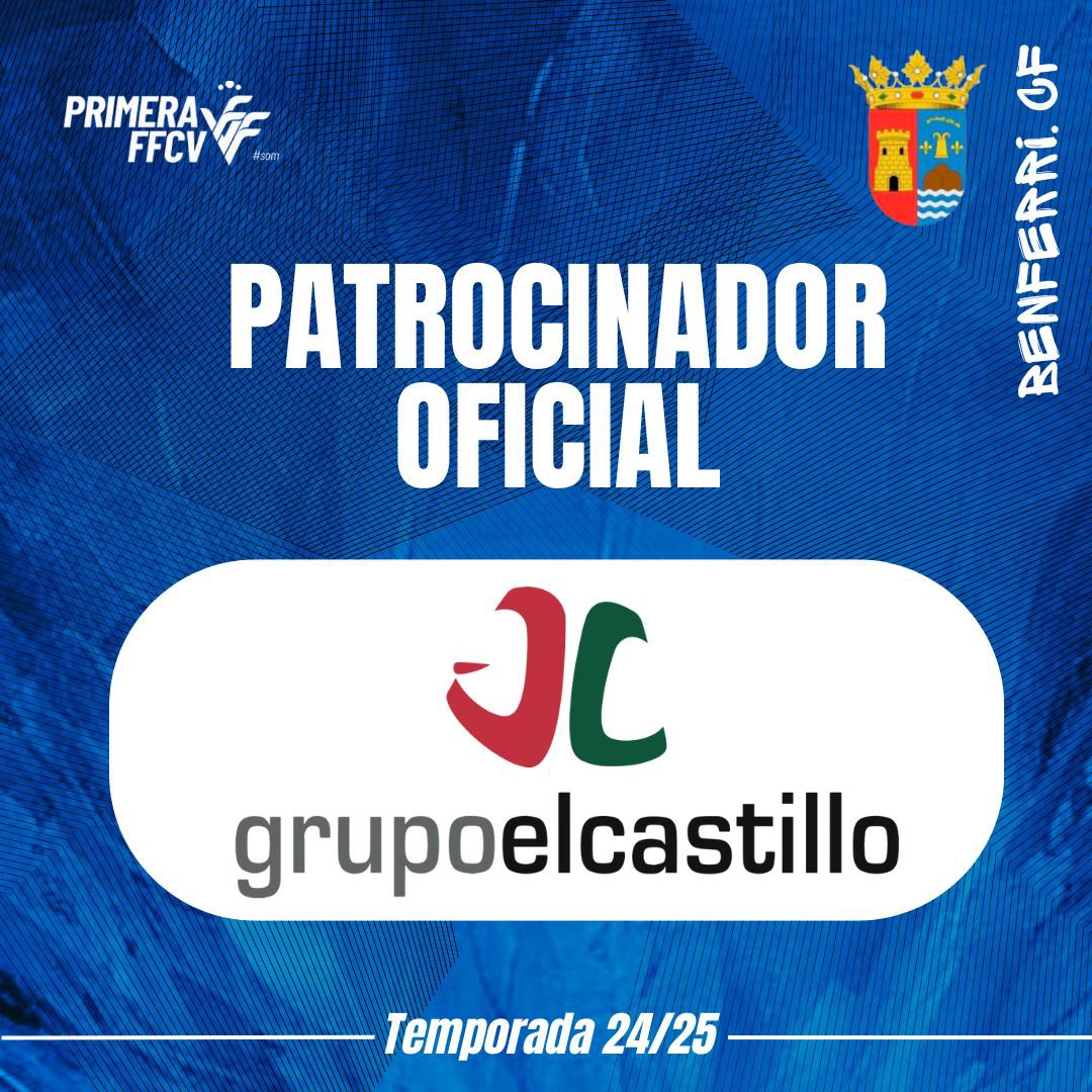 💙PATROCINADOR OFICIAL | GRUPO EL CASTILLO❤️

🫂 Grupo El Castillo con más de 30 años de experiencia dedicada a la atención a personas mayores, personas con diversidad funcional, menores y familias.

🫱🏻‍🫲🏼Muchas gracias por seguir apostando por el deporte y en especial en nosotros.