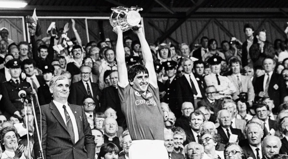MidletonGaa's tweet image. 40 years ago this week, our own John Fenton captained Cork to win the Centenary All-Ireland Final against Offaly in Thurles. He was joined on the starting 15 by fellow Magpies, Denis Mulcahy, Pat Hartnett &amp;amp; Kevin Hennessy, while Ger Power and John Hartnett were also on the panel