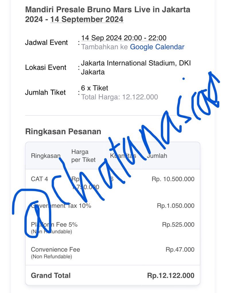 catanasiaa's tweet photo. wts tiket brunomars 2tix in jkt 14 sept 

lansung masuk bareng, harga per tix sesuai dengan harga beli (2.100k) 

dijual karna orgnya gajadi ikut:))) https://t.co/7b3ZDVVUAQ